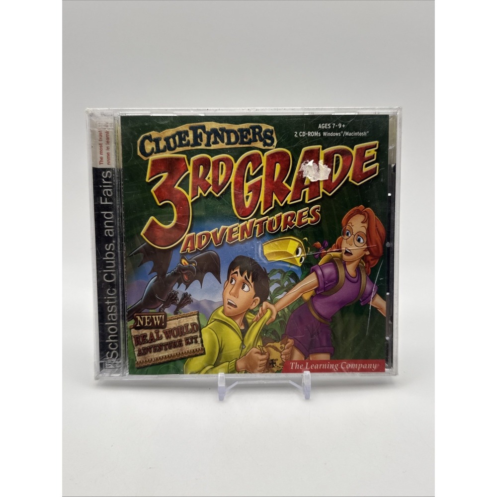 The Clue Finders 3rd Grade Adventures PC CD ROM Windows 2.0